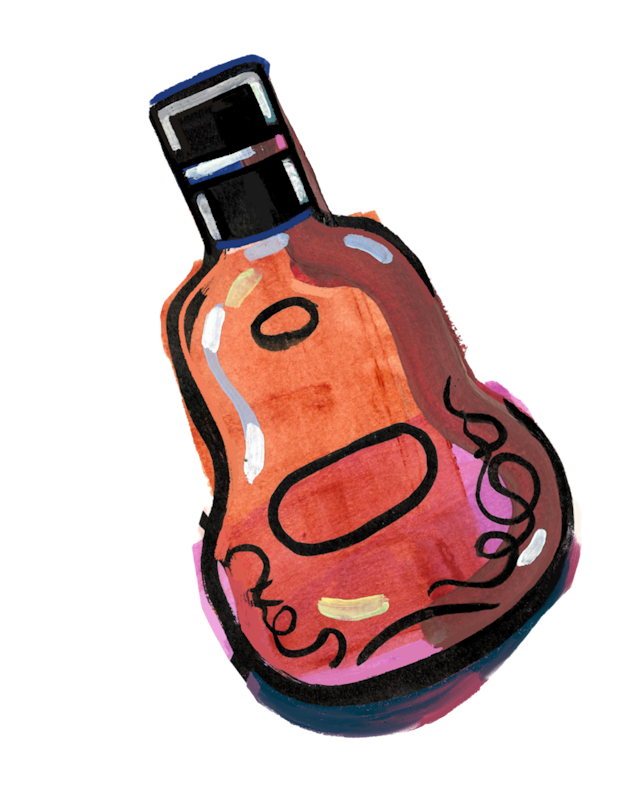 Hennessy Bottle Illustration
